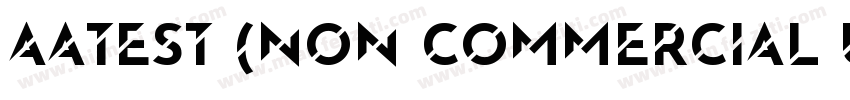 AaTEST (Non Commercial Use)字体转换